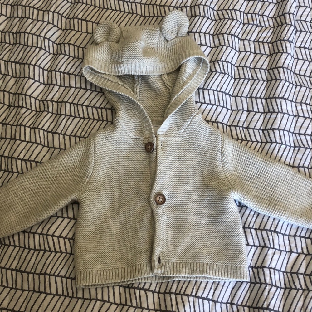 Hooded ears cardigan